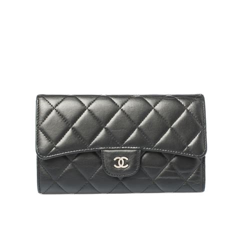 chanel leather wallet price|chanel leather wallets for women.